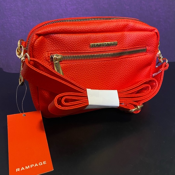 Red & Gold Rampage Shoulder Bag - Picture 2 of 9